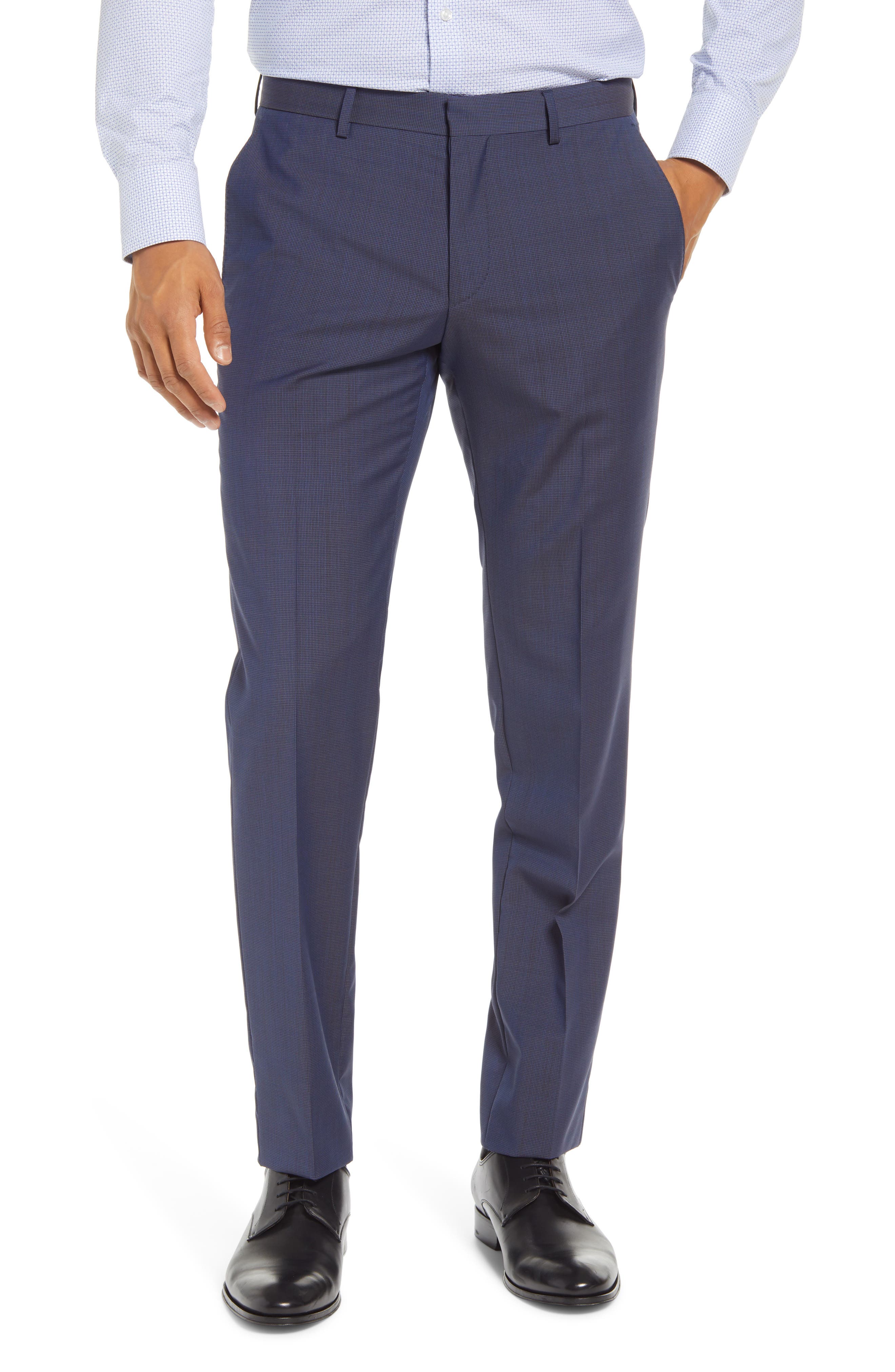 Winwinus Mens Stretch Solid Colored Business Wrinkle-Resistant Dress Pants Winwinus Mens Stretch Solid Colored Business Wrinkle-Resistant Dress Pants